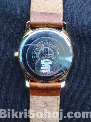 23.5K GOLD ELECYROPLATED WATCH